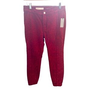 NWT Anthropologie Pilco floral high rise denim legging